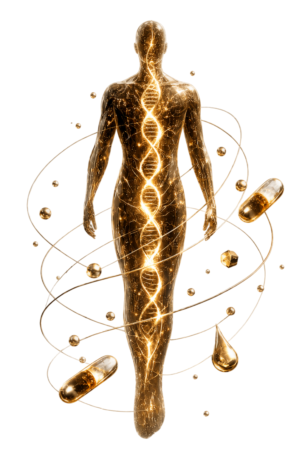 Human Wellbeing & DNA Concept
